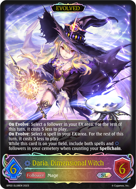 Daria, Dimensional Witch (Evolved)