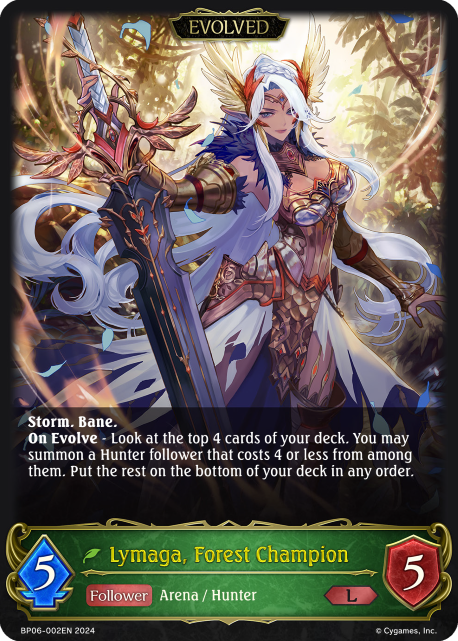 Lymaga, Forest Champion (Evolved)