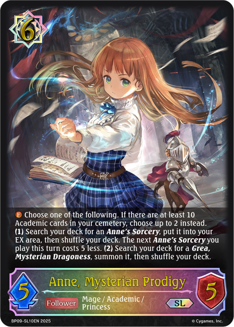 Anne, Mysterian Prodigy