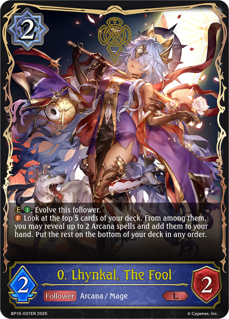 0, Lhynkal, The Fool
