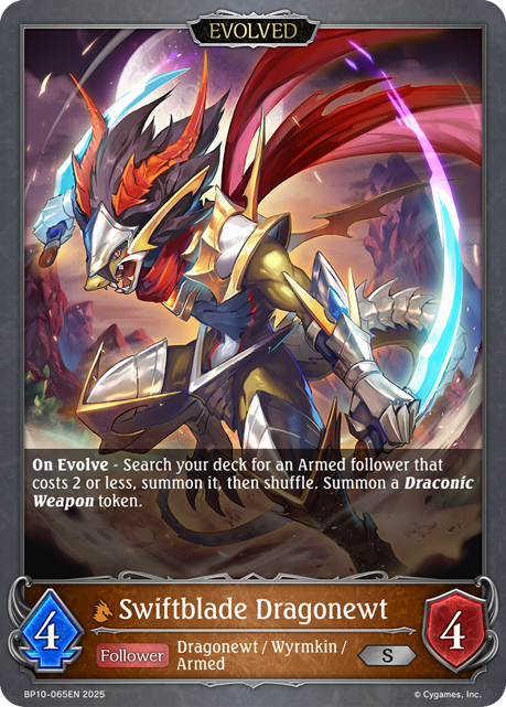 Swiftblade Dragonewt (Evolved)
