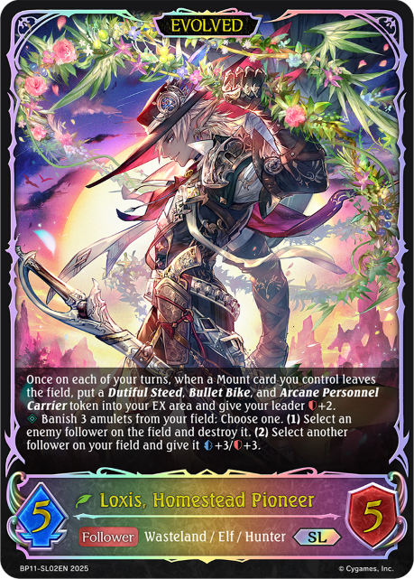 Loxis, Homestead Pioneer (Evolved)