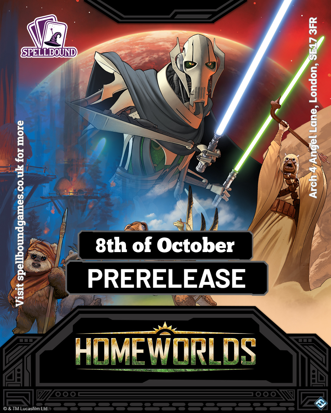 Star Wars: Unlimited - Homeworlds Pre-Release - 08/10