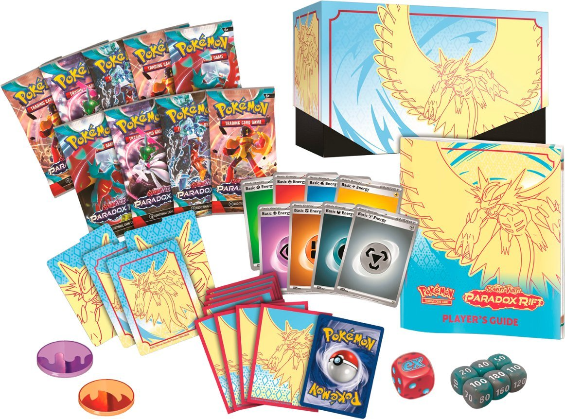 Pokémon TCG: Scarlet & Violet 4 - Paradox Rift - Roaring Moon Elite Trainer Box