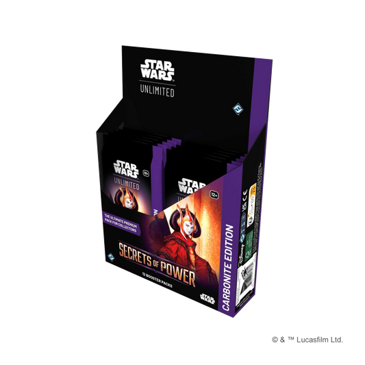 Star Wars: Unlimited - Secrets of Power Carbonite Edition Booster Display