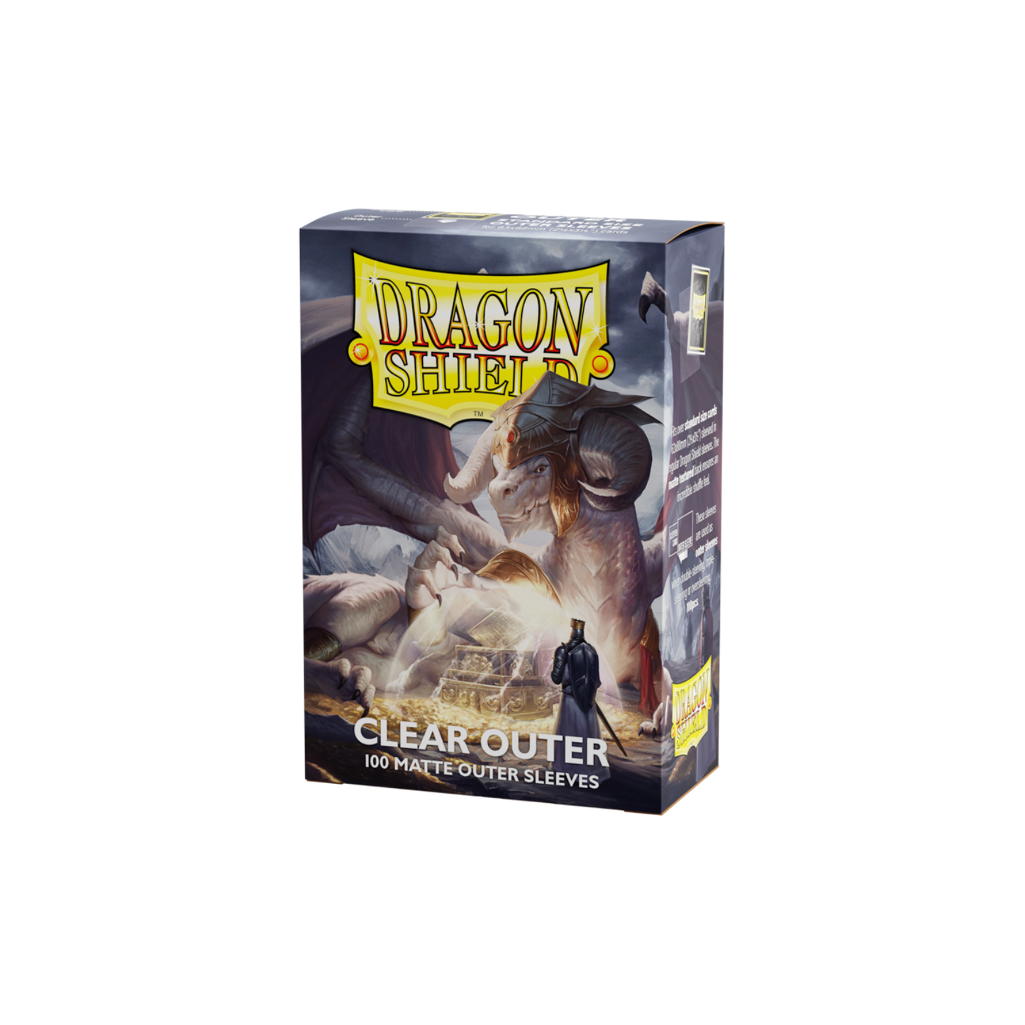 Dragon Shield Outer Sleeves – Matte Clear (100 Sleeves)