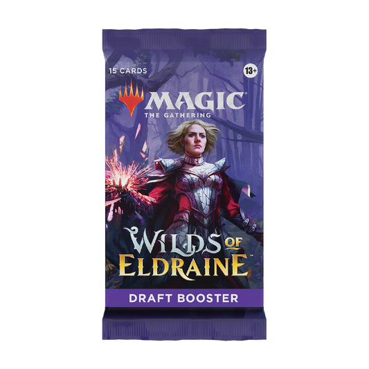 Magic: The Gathering Wilds of Eldraine Draft Booster (15 Magic Cards)