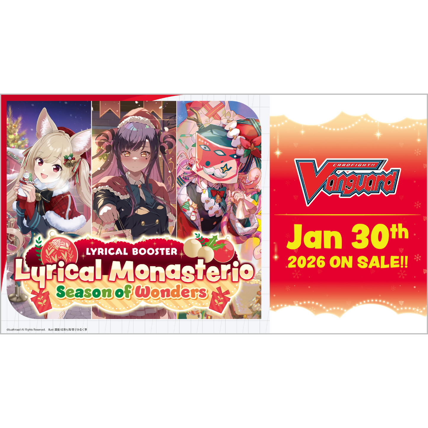 Cardfight!! Vanguard BT11.5: Lyrical Monasterio Season of Wonders Booster Box Display