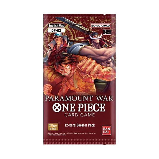 One Piece Card Game:  Booster Pack - Paramount War (OP-02)