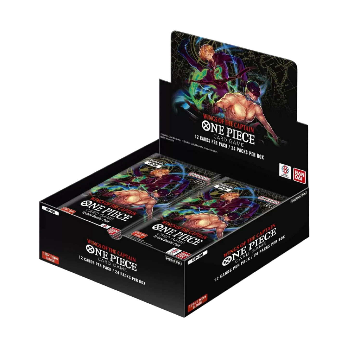 One Piece Card Game: Booster Box (24 packs) - Wings of the Captain (OP-06)