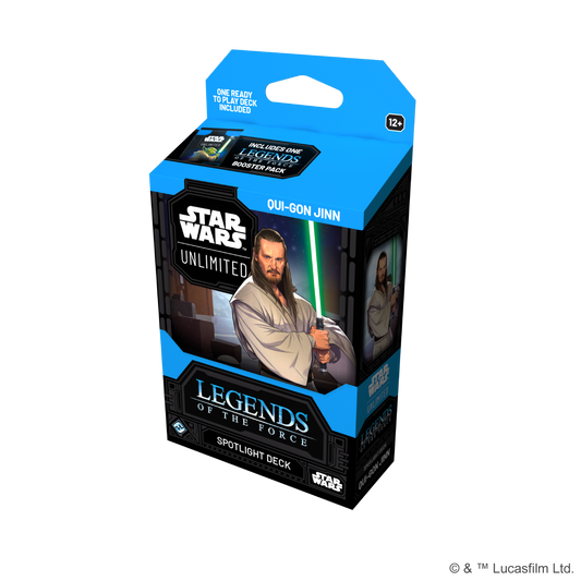 Star Wars: Unlimited - Legends of the Force - Qui-Gon Jinn Spotlight Deck