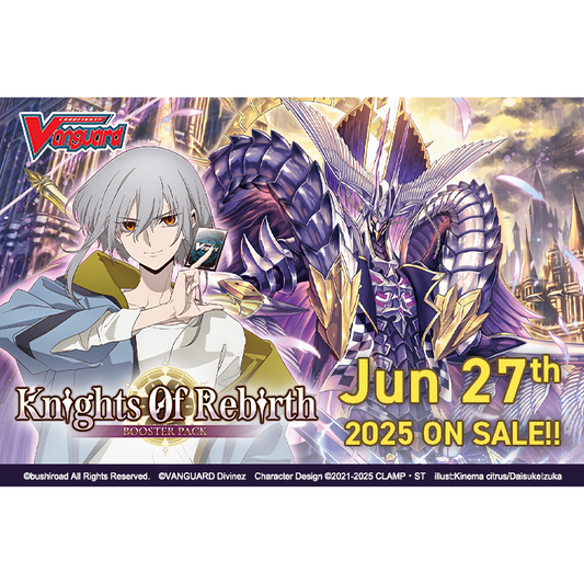 Cardfight!! Vanguard Booster Pack 08: Knights of Rebirth Booster Box Display
