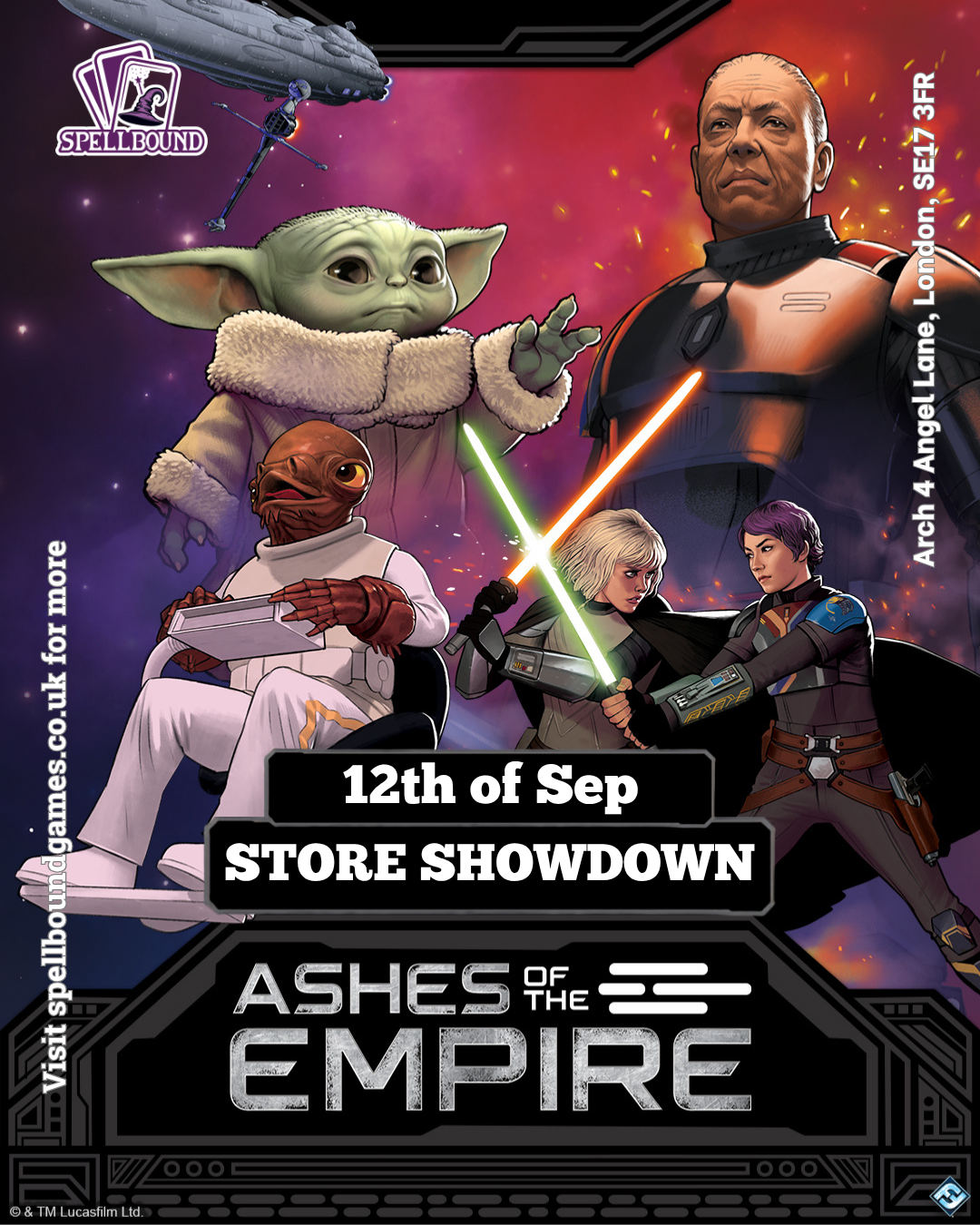 Star Wars: Unlimited - Ashes of the Empire Store Showdown - 12/09