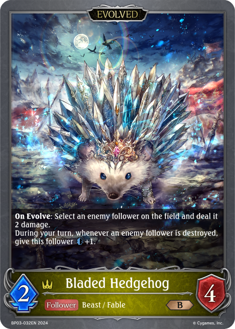 Bladed Hedgehog (Evolved)