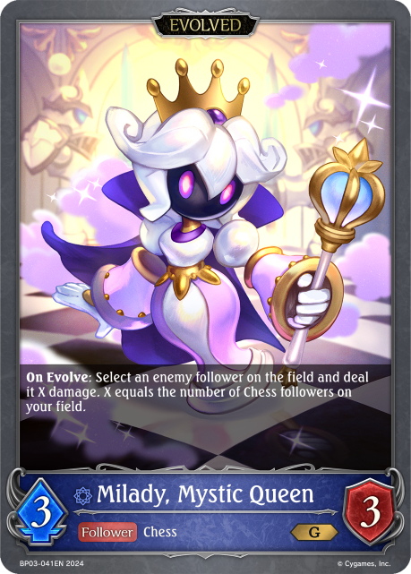 Milady, Mystic Queen (Evolved)