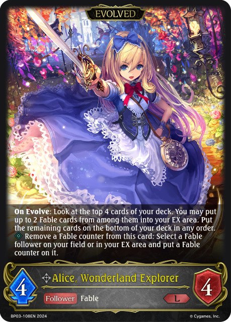 Alice, Wonderland Explorer (Evolved)