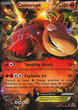 Camerupt EX⁣ - Primal Clash⁣ (Ultra Rare)⁣ [29]