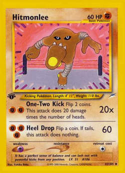 Hitmonlee - Neo Destiny (Uncommon) [NDE-42]