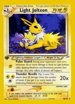 Light Jolteon - Neo Destiny (Uncommon) [NDE-48]