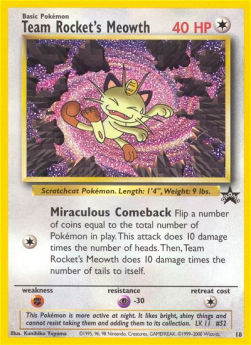 Team Rocket's Meowth⁣ - Wizards Black Star Promos⁣ (Promo)⁣ [18]