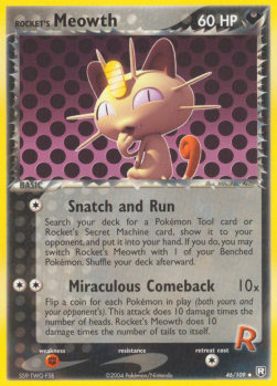 Rocket's Meowth⁣ - EX Team Rocket Returns⁣ (Uncommon)⁣ [46]