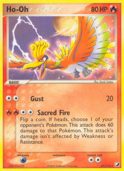 Ho-Oh⁣ - EX Unseen Forces⁣ (Rare)⁣ [27]