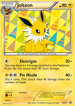 Jolteon⁣ - BW Black Star Promos⁣ (Promo)⁣ [91]