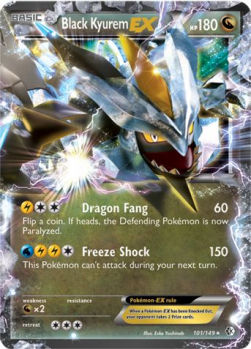 Black Kyurem EX⁣ - Boundaries Crossed⁣ (Ultra Rare)⁣ [101]