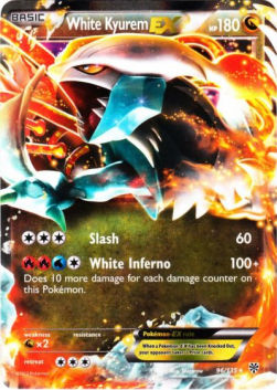 White Kyurem EX⁣ - Plasma Storm⁣ (Ultra Rare)⁣ [96]