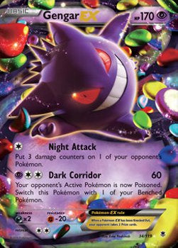 Gengar EX - Phantom Forces (Ultra Rare) [PHF-34]