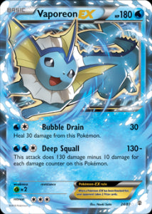Vaporeon EX⁣ - Generations⁣ (Ultra Rare)⁣ [24]