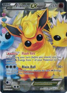 Flareon EX⁣ - Generations⁣ (Ultra Rare)⁣ [RC28]
