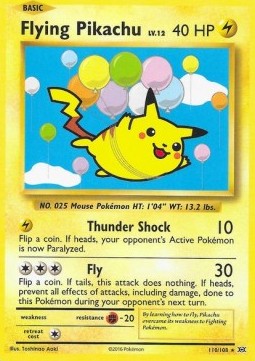 Flying Pikachu⁣ - Evolutions⁣ (Secret Rare)⁣ [110]