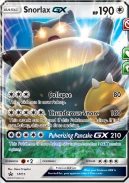 Snorlax GX⁣ - SM Black Star Promos⁣ (Promo)⁣ [05]