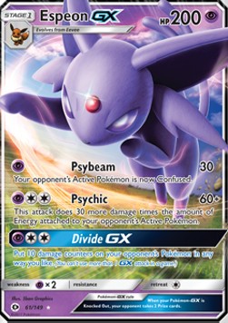 Espeon GX⁣ - Sun & Moon⁣ (Ultra Rare)⁣ [61]