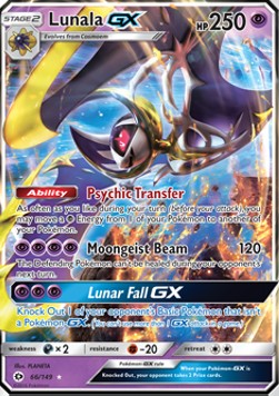 Lunala GX⁣ - Sun & Moon⁣ (Ultra Rare)⁣ [66]