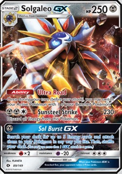 Solgaleo GX⁣ - Sun & Moon⁣ (Ultra Rare)⁣ [89]