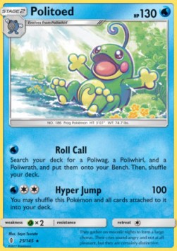 Politoed⁣ - Guardians Rising⁣ (Holo Rare)⁣ [25]