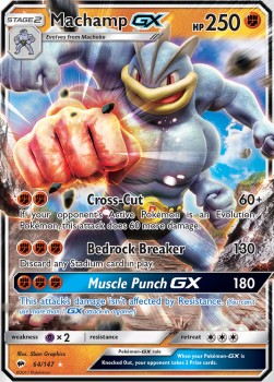 Machamp GX - Burning Shadows (Ultra Rare) [BUS-64]