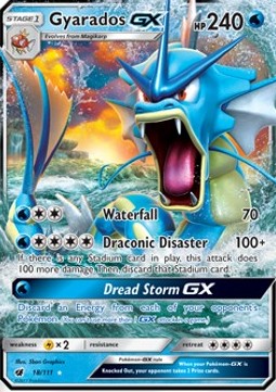 Gyarados GX⁣ - Crimson Invasion⁣ (Ultra Rare)⁣ [18]