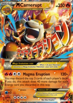 M Camerupt EX⁣ - XY Black Star Promos⁣ (Promo)⁣ [198]