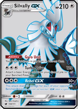 Silvally GX⁣ - Crimson Invasion⁣ (Ultra Rare)⁣ [108]