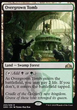 Overgrown Tomb⁣ - Guilds of Ravnica⁣ (Rare)⁣ [253]