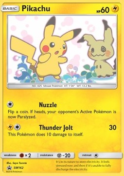Pikachu⁣ - SM Black Star Promos⁣ (Promo)⁣ [162]