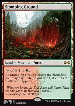 Stomping Ground⁣ - Ravnica Allegiance⁣ (Rare)⁣ [259]