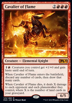 Cavalier of Flame - Core 2020 (Mythic) [M20-125]