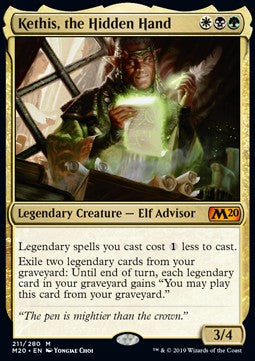 Kethis, the Hidden Hand - Core 2020 (Mythic) [M20-211]