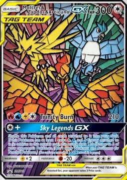 Moltres & Zapdos & Articuno GX - SM Black Star Promos (Promo) [SM-210]