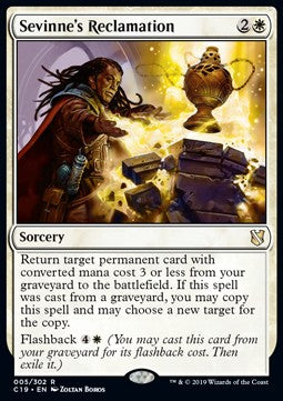 Sevinne's Reclamation⁣ - Commander 2019⁣ (Rare)⁣ [5]