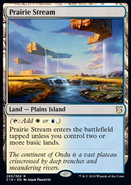 Prairie Stream⁣ - Commander 2019⁣ (Rare)⁣ [265]
